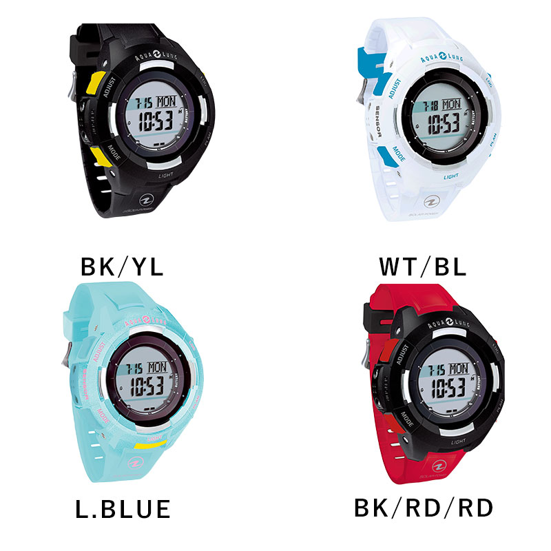ダイブコンピューターソーラーダイブコンピュータAQUALUNGアクアラング充電ダイビングコンピュータKalm+カルムプラスBluetooth対応