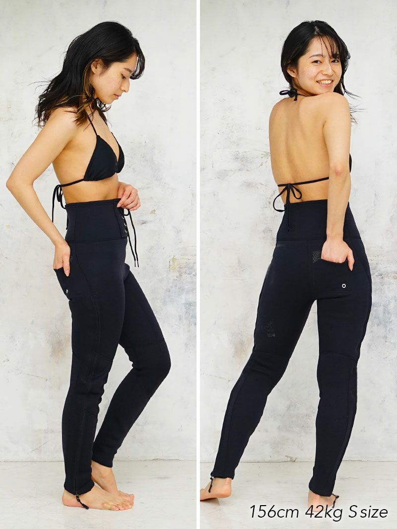 ウェットスーツレディース1.5mmロングパンツパンツロングコイルHeleiWahoヘレイワホPopLifeおしゃれサーフィンダイビングスキンダイビングSUPシュノーケリングetc