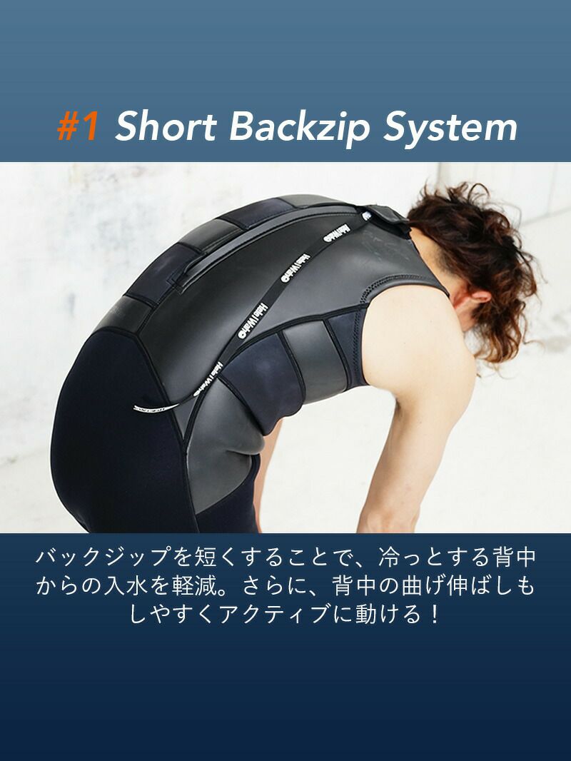 ウェットスーツメンズ2.5mmロングジョンHeleiWahoヘレイワホPopLifeおしゃれサーフィンダイビングスキンダイビングSUPシュノーケリングetc