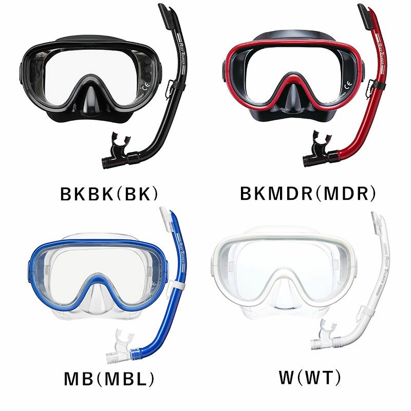 シュノーケルセット2点マスク＆シュノーケルREEFTOURER/リーフツアラースノーケリング2点セットRC09104|スノーケルシュノーケルシュノーケリングダイビングスキューバマリン海大人用子供用子ども男女レジャー