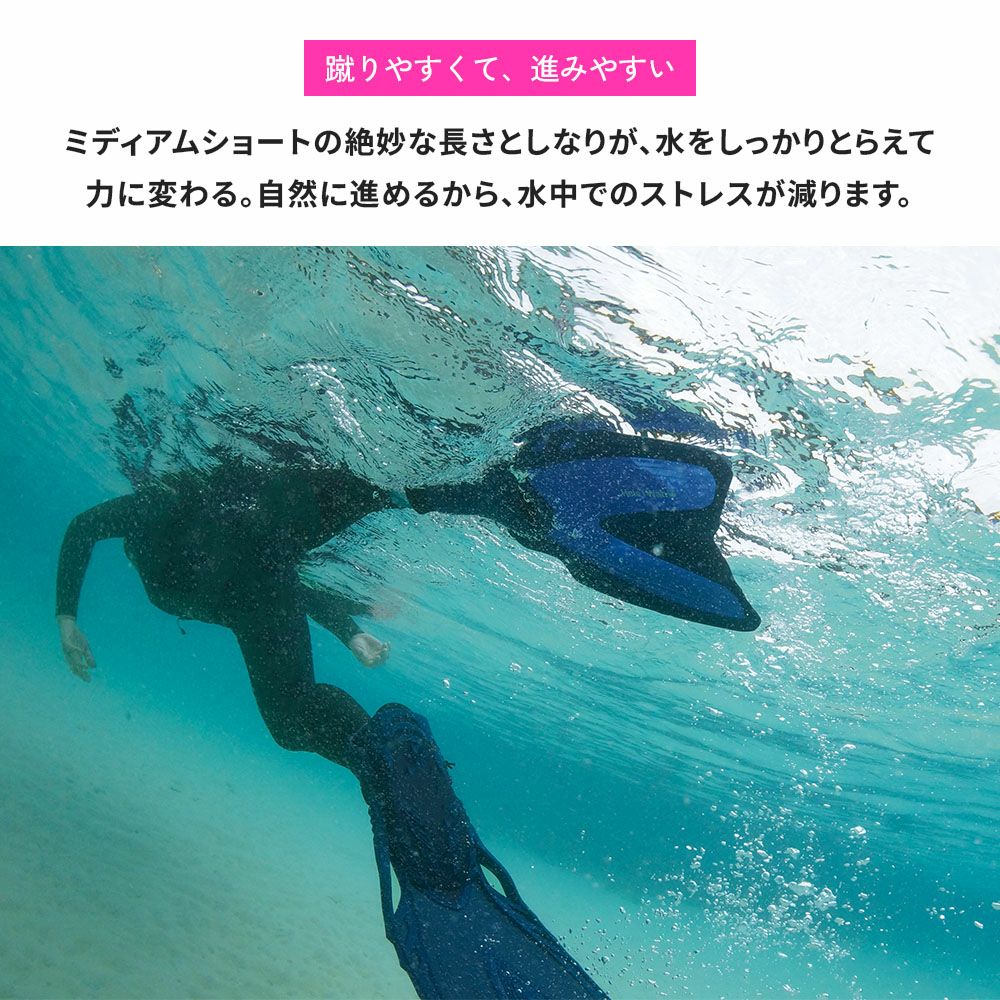 シュノーケリング(スノーケリング)/スキンダイビング用フィン